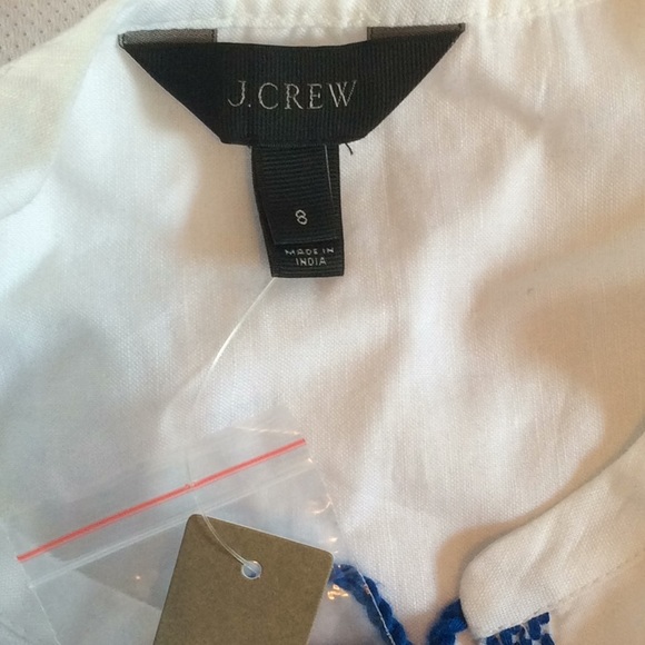 SALE J Crew Embroidered Tunic - Picture 3 of 7